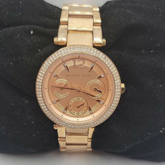 Michael Kors Parker MK6352 Womens Stainless Steel Analog Dial Quartz Watch AM469 - Picture 2 of 11